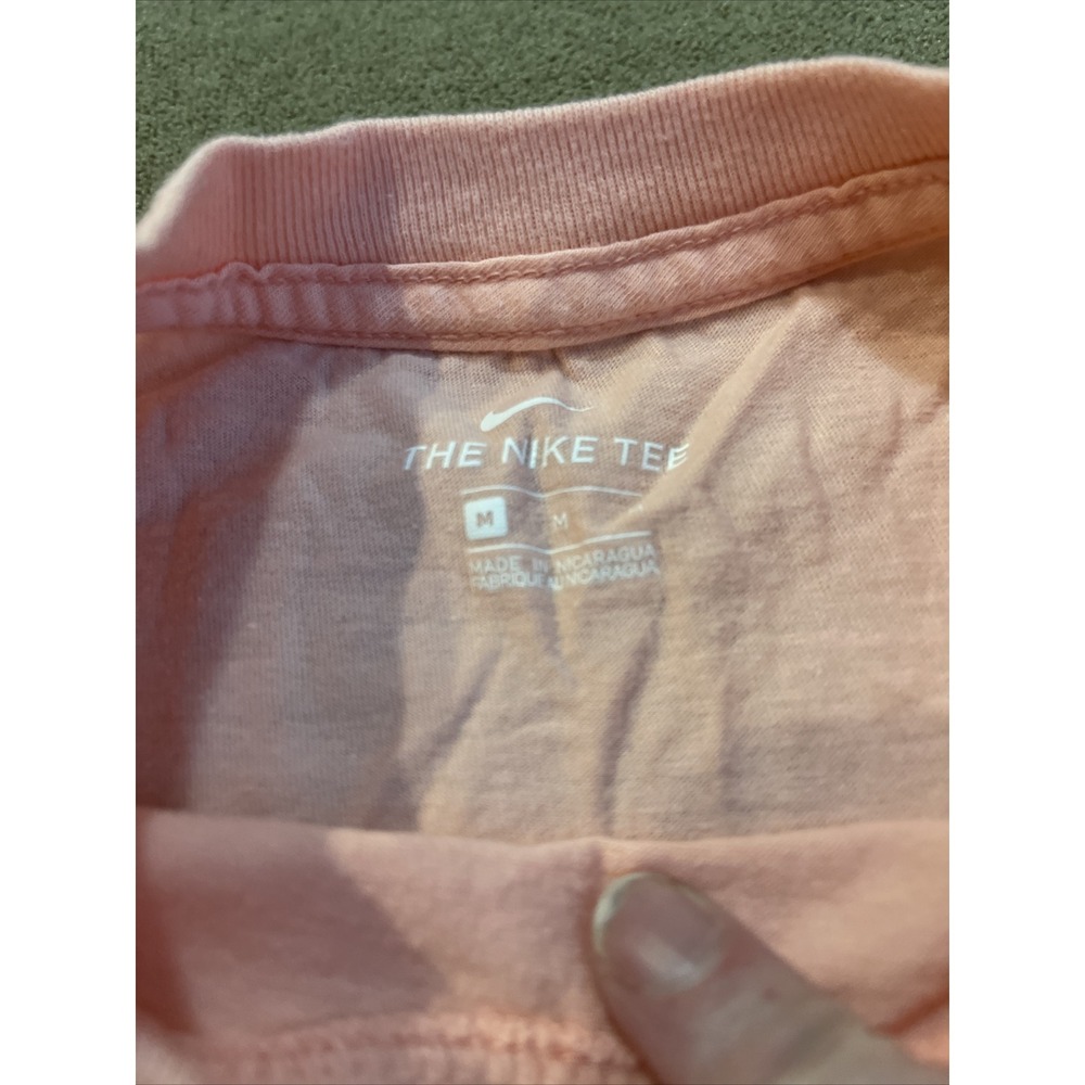 Nike Shirt Girls Medium Center Logo Short Sleeve The Nike Tee Running Gym (AH) - Picture 6 of 6